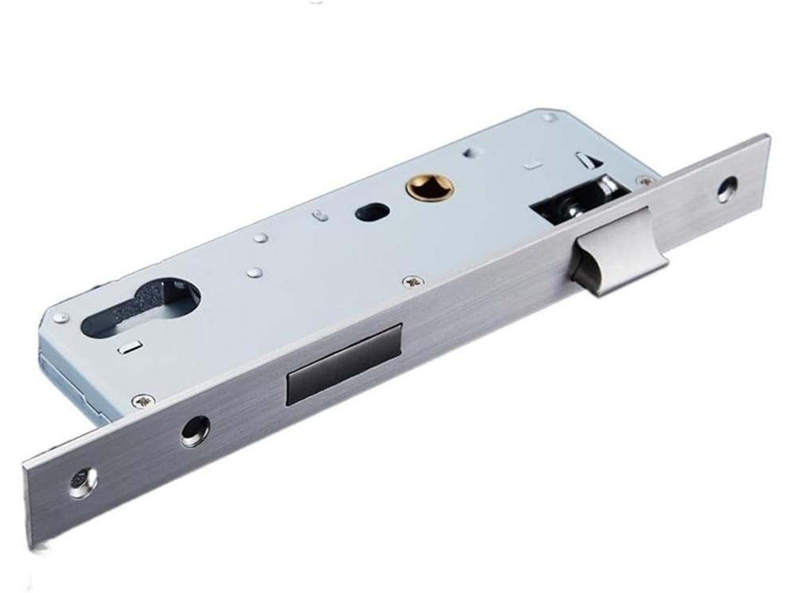 Fechadura de Embutir em Aço 85x40, Segurança, Corrosão, Privacidade