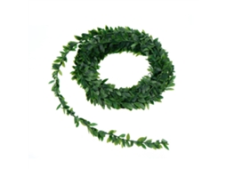 Laxiscreed Guirlanda Artificial De Vinha Verde Com Rattan Trançado E Cabo De Ferro De 7,5m Para Decoração Natal