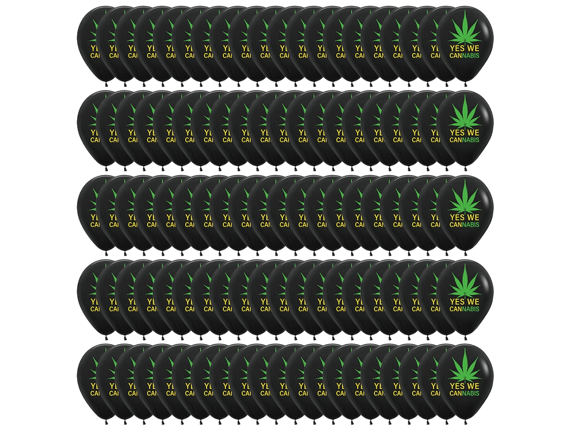 Balões de Festa com Folhas de Erva para Decoração de Aniversário Adulto LAXISCREED