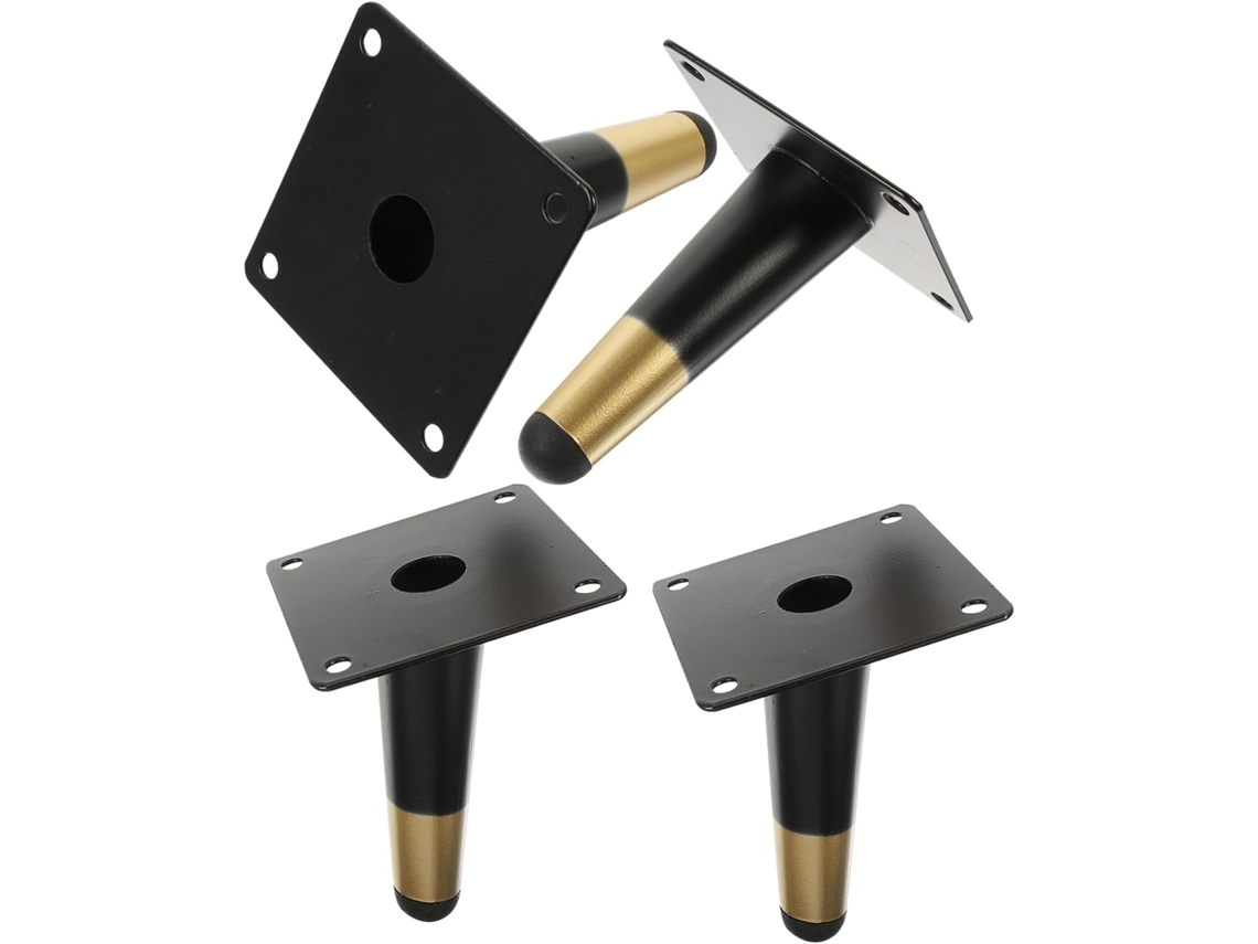 Conjunto De 4 Pés Metal Para Móveis, Ideais Para Sofás E Armários Pés Modernos Móveis De Sala Estar