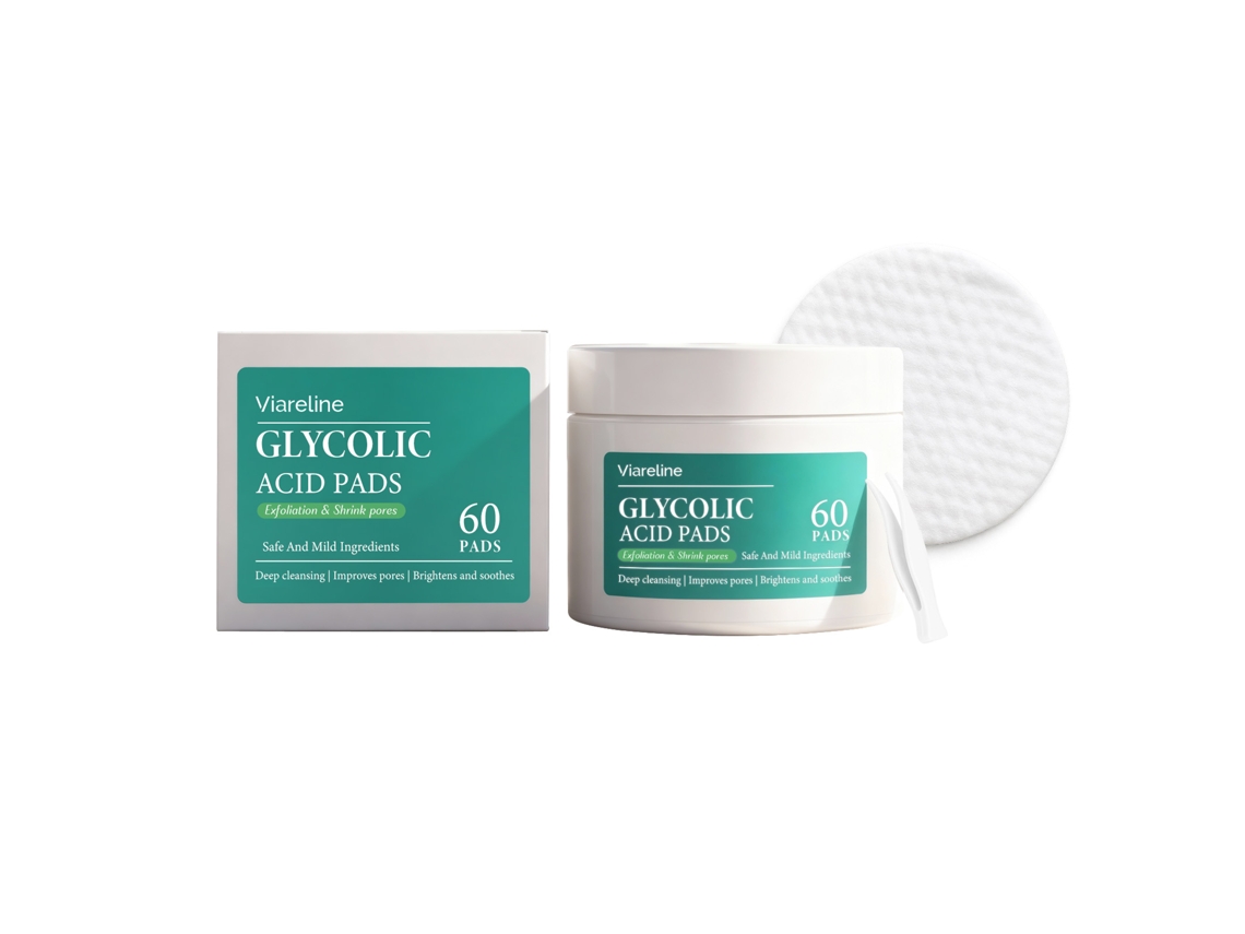 Discos Exfoliantes Algodão com Ácido Glicólico