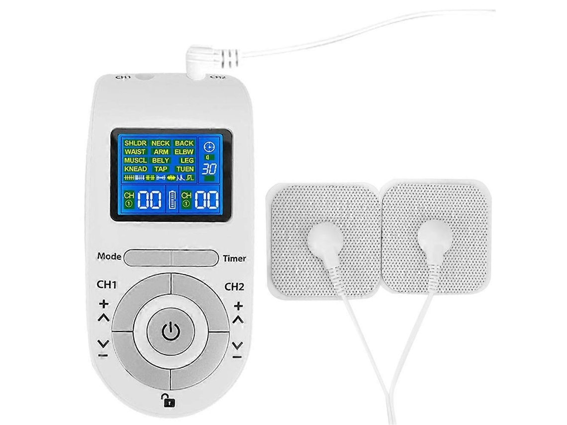 Lurelia Suporte De Pulso Massageador Elétrico Tens Ems, Estimulador Muscular De Pulso, Eletrodos, Máquina Digital Para Alívio Da Dor D