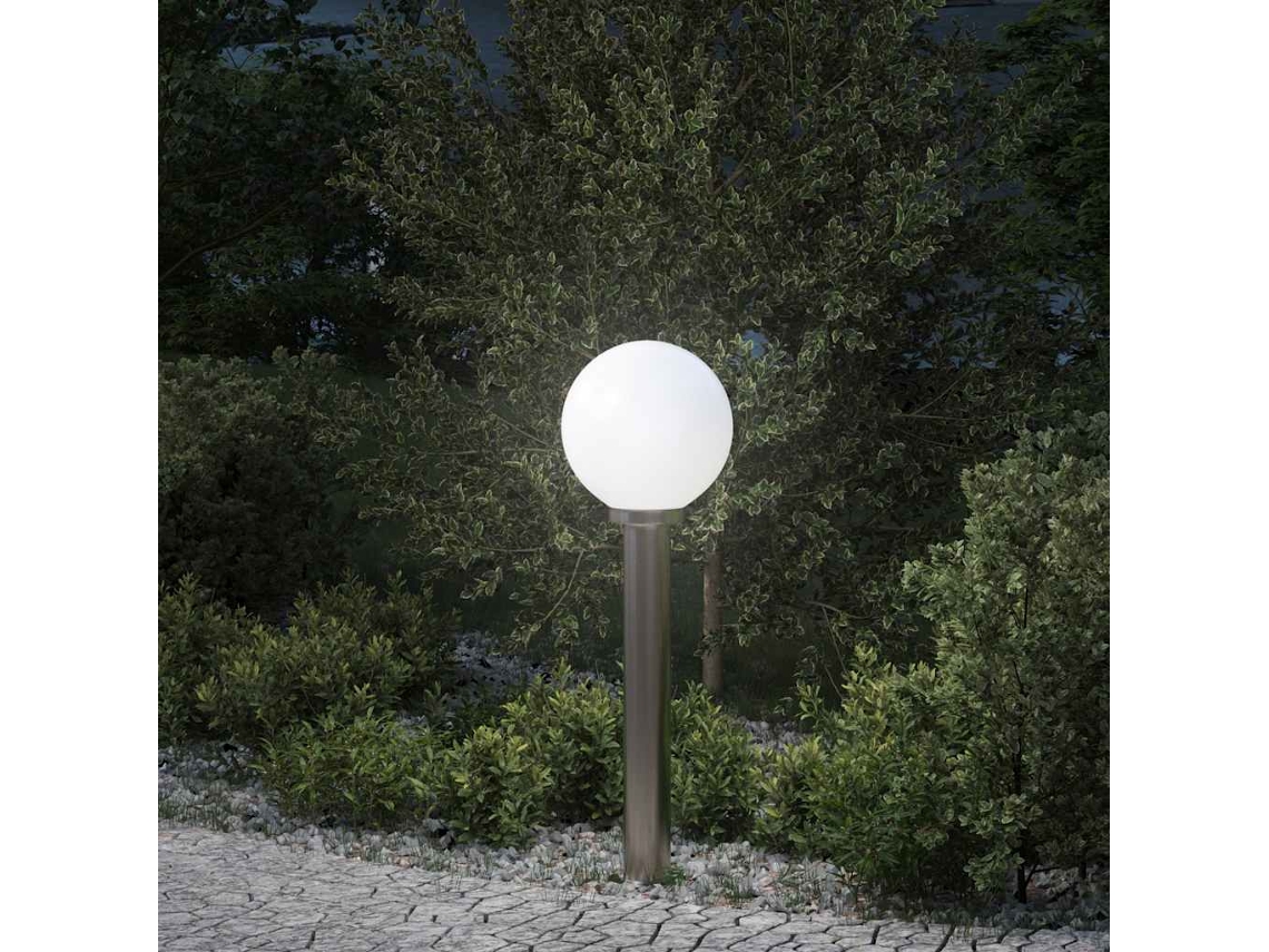 Vidaxl Luminária De Poste 80 Cm Em Aço Inoxidável Ip44