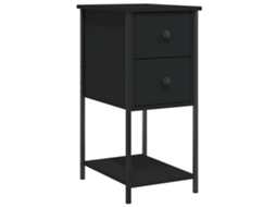 Cabeceira de mesa Madeira Preto MAISON EXCLUSIVE (32x42x70 cm)