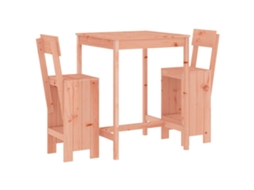 Maison Exclusive - 3 Pcs Conjunto De Bar Para Jardim Madeira De Douglas Maciça