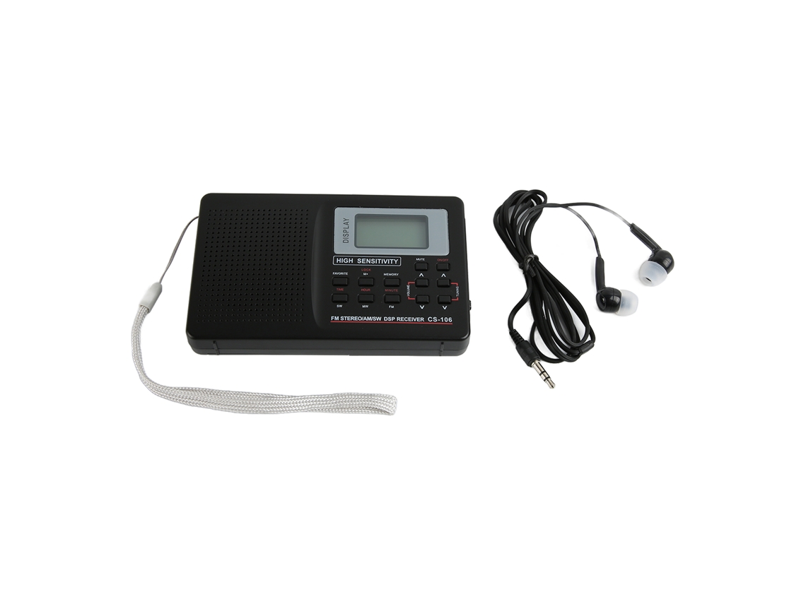 Rádio Digital Am/fm/sw Com Função Memória