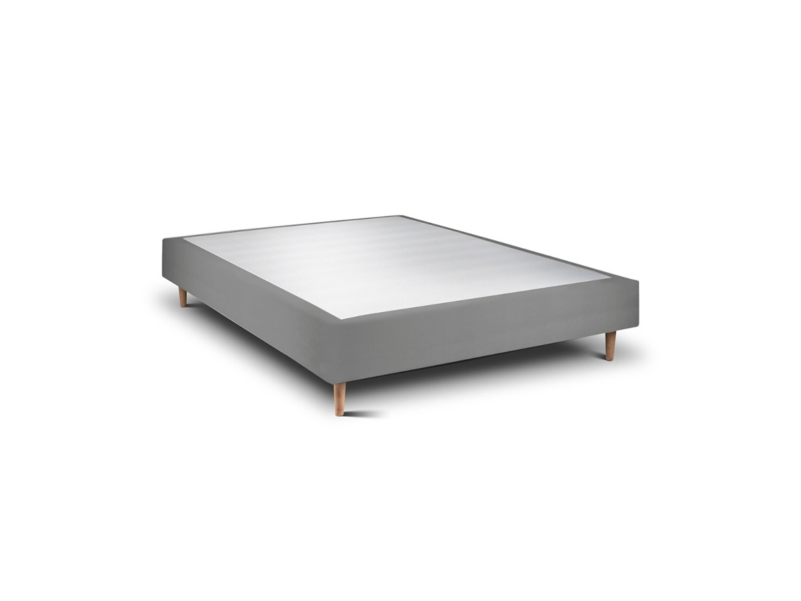 Sommier Rígido 20 Milano  Ash Pés Cônicos 2x 200 X 80 Cm Altura 35 Cm Indream