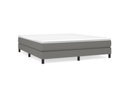 Box Spring Bed Frame, Box Spring Bed Frames Vidaxl Cinzeto Tecido (180 X 200 Cm)
