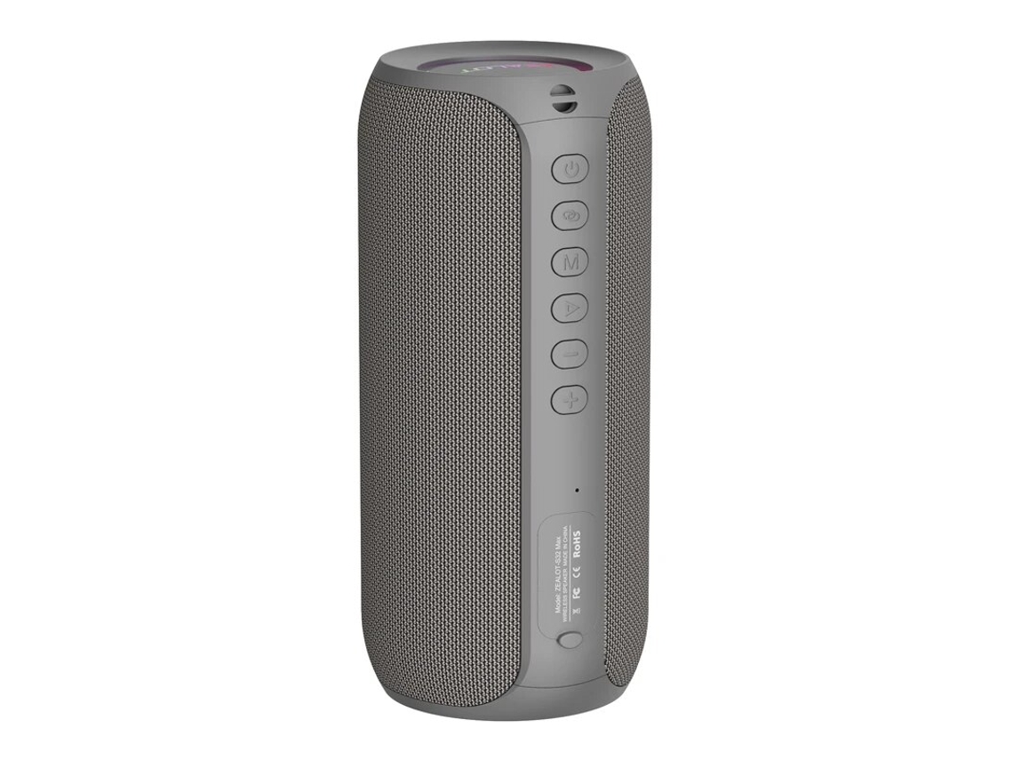 (cinza) Caixa De Som Bluetooth Portátil, À Prova D'água, Estéreo De 20w.