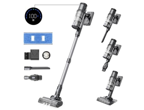 Aspirador de Pó Sem Fio PROSCENIC P11 Mopping 35Kpa Sucção 0,65L Lixeira Sistema de Filtragem de 5 Estágios Bateria de 2000Mah