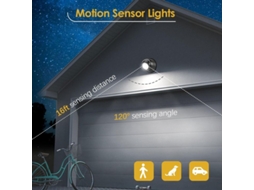 Luminária de Parede Led Sem Fio À Prova D'água 6000k com Sensor de Movimento, Liga/desliga Automático , Fm BRILVIBERA (2 Unidades, Branco Frio)