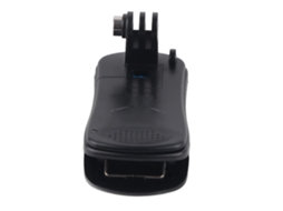 Black Abs 360° Rotary Backpack Mount Clip For Hero 4 Session 4/3+/ Hero 3/ Hero 2 LAXISCREED
