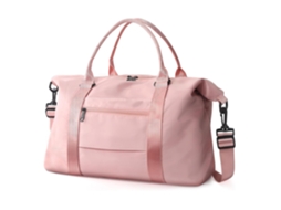 Mala Feminina Masculina de Bordo Bolsa para Ioga 37 Litros Aprovada Viagens Aéreas Rosa AQUAFORGE
