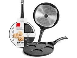 Frigideira para Crepes Indução IBILI Natura 4 Cavidades (26 cm)