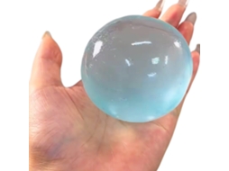 Bola Antiestresse Artesanal de Óleo de Coco Azul Menta, Brinquedo Totalmente Feito À Mão AQUAFORGE