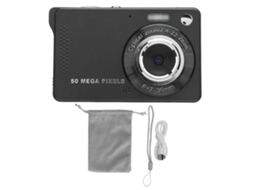 Câmera Digital 1080p 50mp Tela Ips 2.8'' Zoom 16x Luz De Preenchimento Microfone Integrado Bateria Recarregável 800mah Portátil Para Viagens
