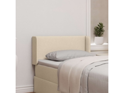 Vidaxl Orelha De Cabeceira Creme 40,5 X 40,5 X 4 Cm Tecido