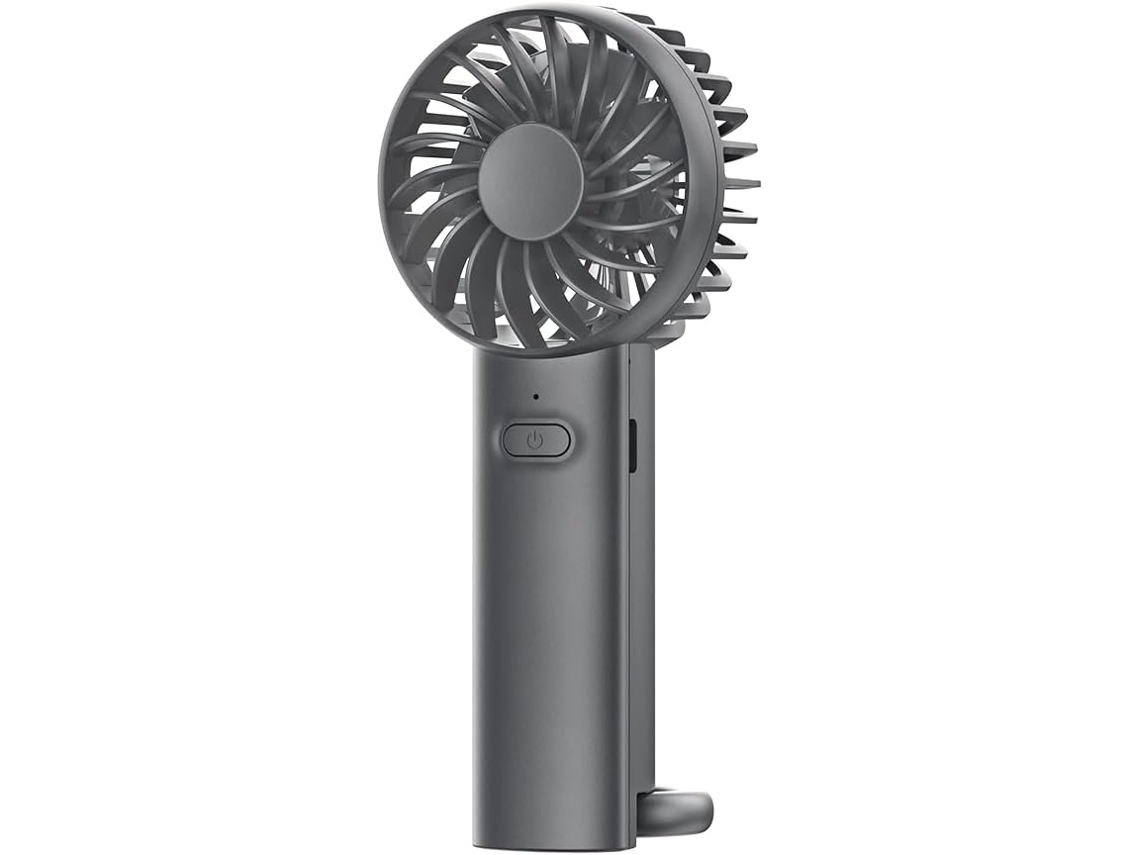 Ventilador USB Portátil para Casa, Mesa, Atividades Ao Ar Livre E Viagens Zeuxo (cinza)
