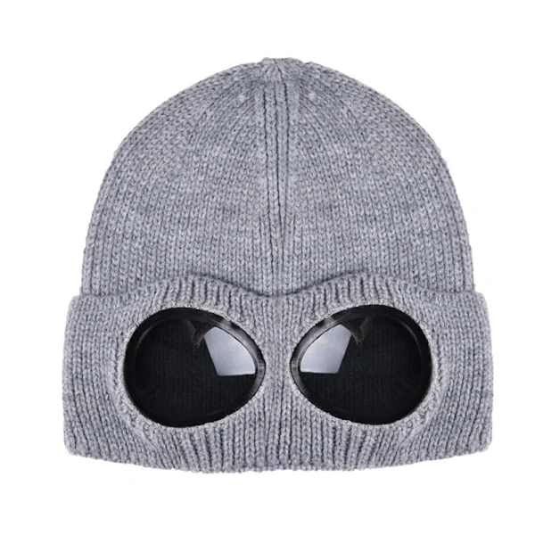 Gorro de Malha com Óculos Cinza Cinzapl BRILVIBERA