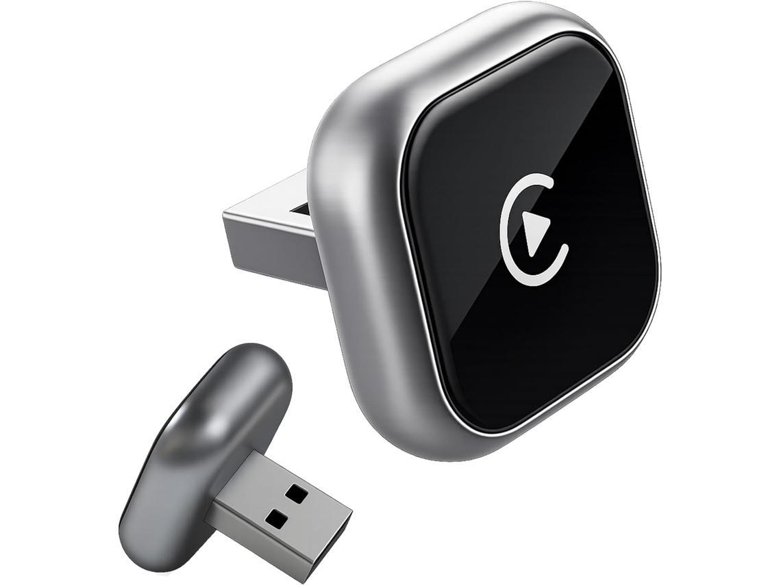Adaptador Sem Fio Para Carro Carplay E Android Auto, Mini Usb
