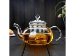 Bule De Vidro Borossilicato Com Infusor, Conjunto De Chá Com Design Floral Resistente Ao Calor, 400ml/1000ml
