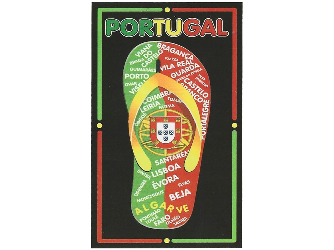 Toalha De Praia Microfibra Chinelo Portugal Localidades
