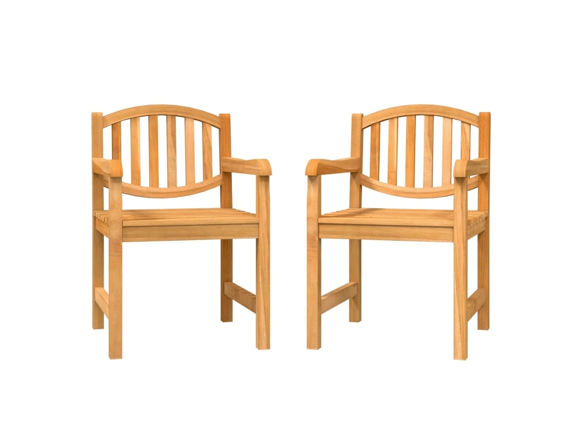 Garden Chair, Garden Chairs Vidaxl Marrom Teca (n/a)