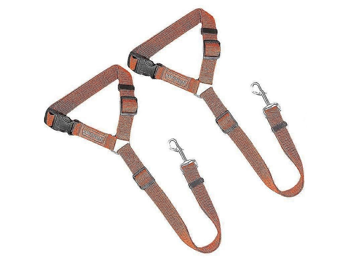 Cinto de Segurança Ajustável para Cães em Carro com Protetor Elástico, Animais Estimação, Arnês Cães. GOKOCO