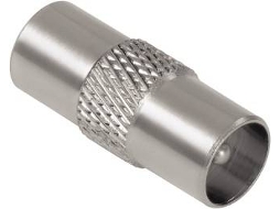 Adaptador de gênero HAMA Antenna Adapter, coax plug - coax plug