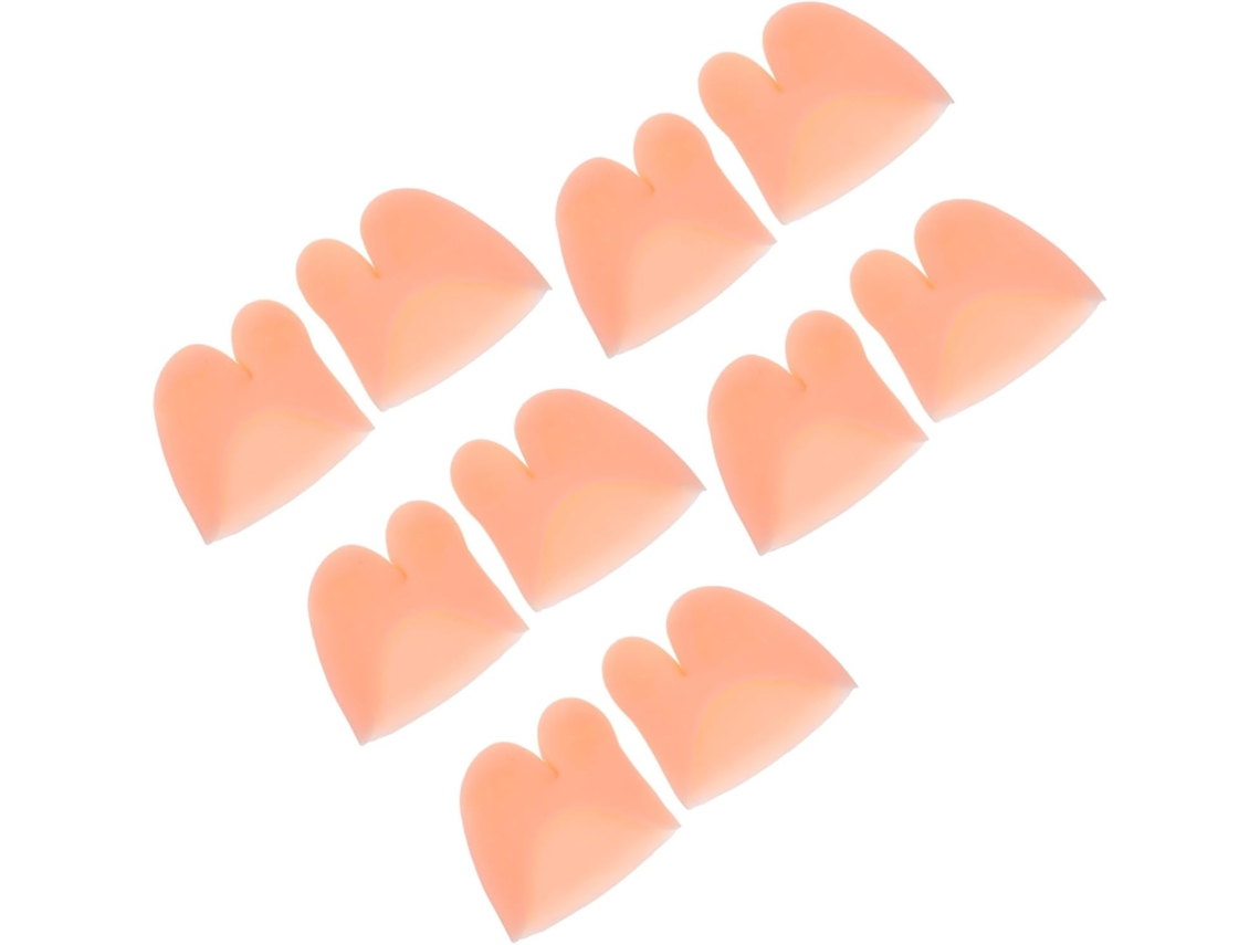 Protetores De Silicone Para A Parte Frontal Dos Pés Partykindom Sapatilhas Dança, 5 Pares, Protetores Flexíveis Para Os