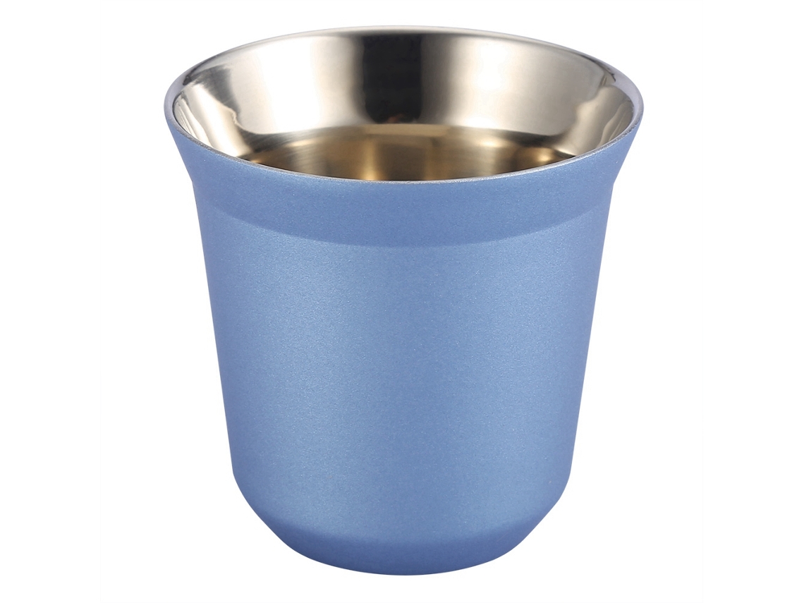Caneca de Aço Inoxidável com Parede Dupla para Café, Cerveja e Chá, Uso como Garrafa Ou Recipiente para Bebidas AQUAFORGE