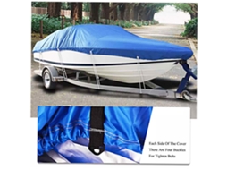 Waterproof Silver Reflective Cover For V-hull Tri-hull Fishing Boat
