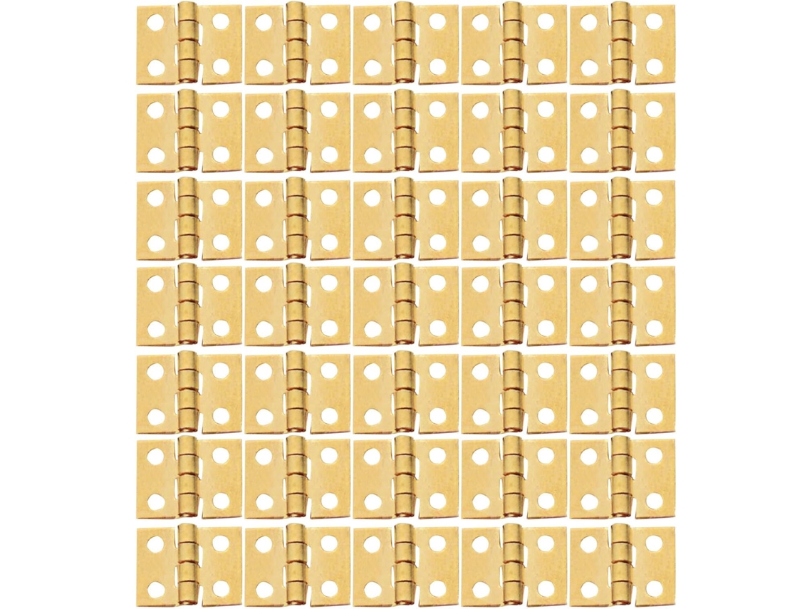 Dobradiças Mini Genéricas De Cobre, 30 Peças, Para Gavetas Pequenas, Projetos Diy, Miniaturas, Estilo Retrô