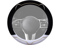 Capa para volante de carro em Pelúcia, antiderrapante e confortável.