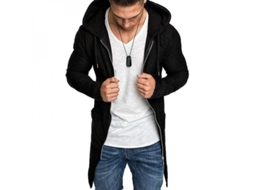 Moletom com Capuz e Zíper para Homem S/MARCA