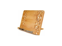 Suporte dobrável de bambu Slowmoose, suporte de leitura ajustável para iPad, tablet e livros de receitas