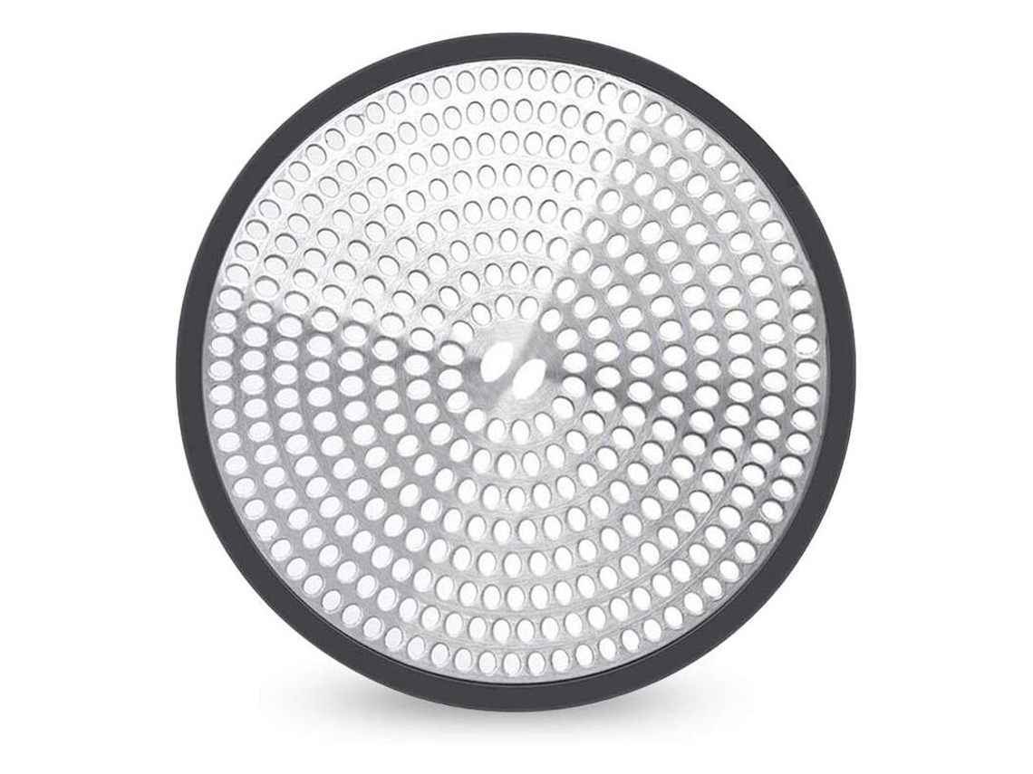 Ralo de Piso AQUAFORGE, grande vazão, inox, para esgoto e odores, 40 cm