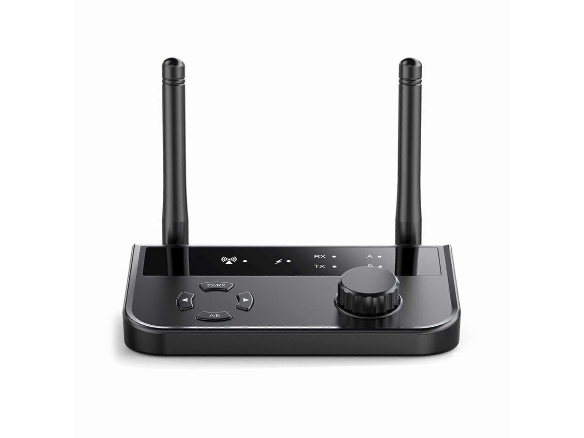 Transmissor E Receptor Bluetooth 5.3 Estéreo Para Música, Áudio, Tv E Pc (1 M).
