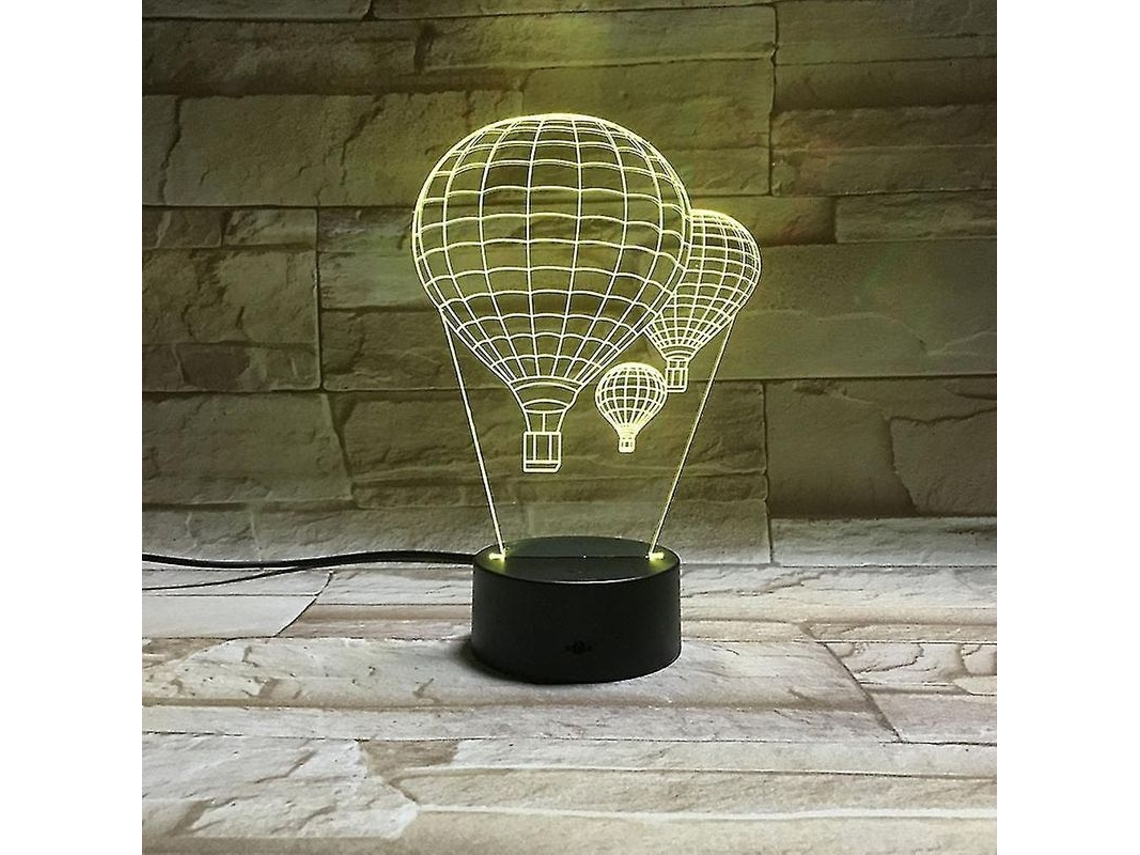 Lâmpada De Noite 3d Led Globo Aéreo Para Quarto De Crianças Mesa 2025