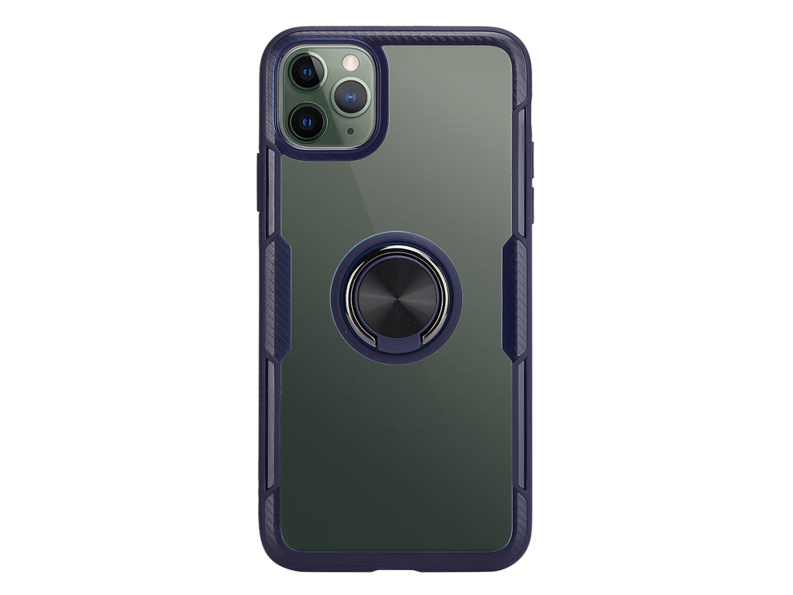 Capa de telefone antichoque para iPhone 11 Pro Max com anel de lente transparente EOOCOO