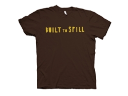 Camiseta Built To Spill com logo da Rockstone - Unissex - Adulto - Mais Vendida - Tamanho: P