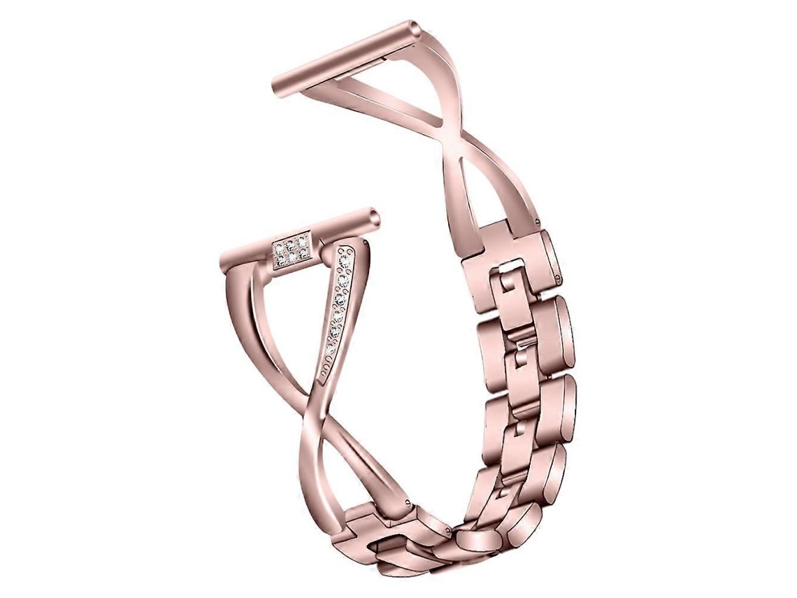 Pulseira De Substituição Para Smartwatch, 1 Unidade, Cor Ouro Rosa.