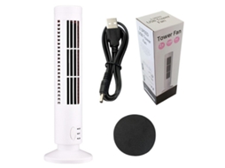 Ventilador De Mesa Branco Com Usb, Pacote Com 2 Unidades