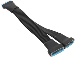 Cabo Divisor Usb 3.0 Fêmea Para Macho 19/20, 2 Portas, Acessórios De