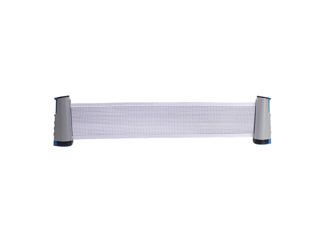 Rede De Tênis De Mesa Retrátil Resistente A Desgaste Pronta Para Mesa Até 2 Polegadas Portátil Para Treino E Competição Cinza Azul