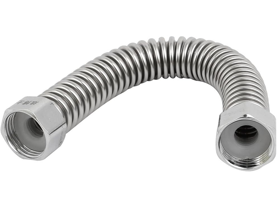 Tubo Corrugado de 20 Mm com Rosca F1/2" 'g1/2' e Cm Comprimento para Abastecimento Aquecedor Água CHABERLU