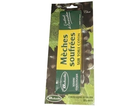 Pavio De Enxofre 500 G X12 Amarelo Duhalle