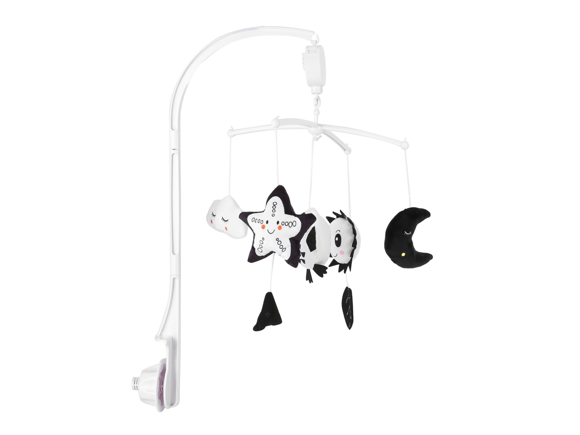 Mali carrinho Musical de Berço para Bebê com Brinquedos Rotativos e Sino Hanging