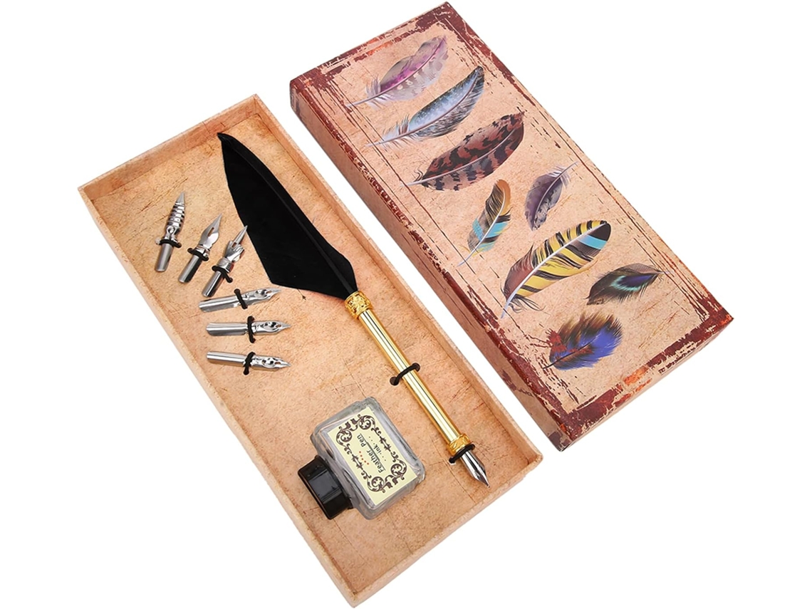 Conjunto De Canetas Caligrafia Com Ponta Mergulho, 91g, Leve, Fluxo