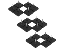 Yarnow Conjunto De 20 Deslizadores Ptfe Pés Cadeiras, Almofadas Quadradas Móveis, Ideais Carpetes E Pisos